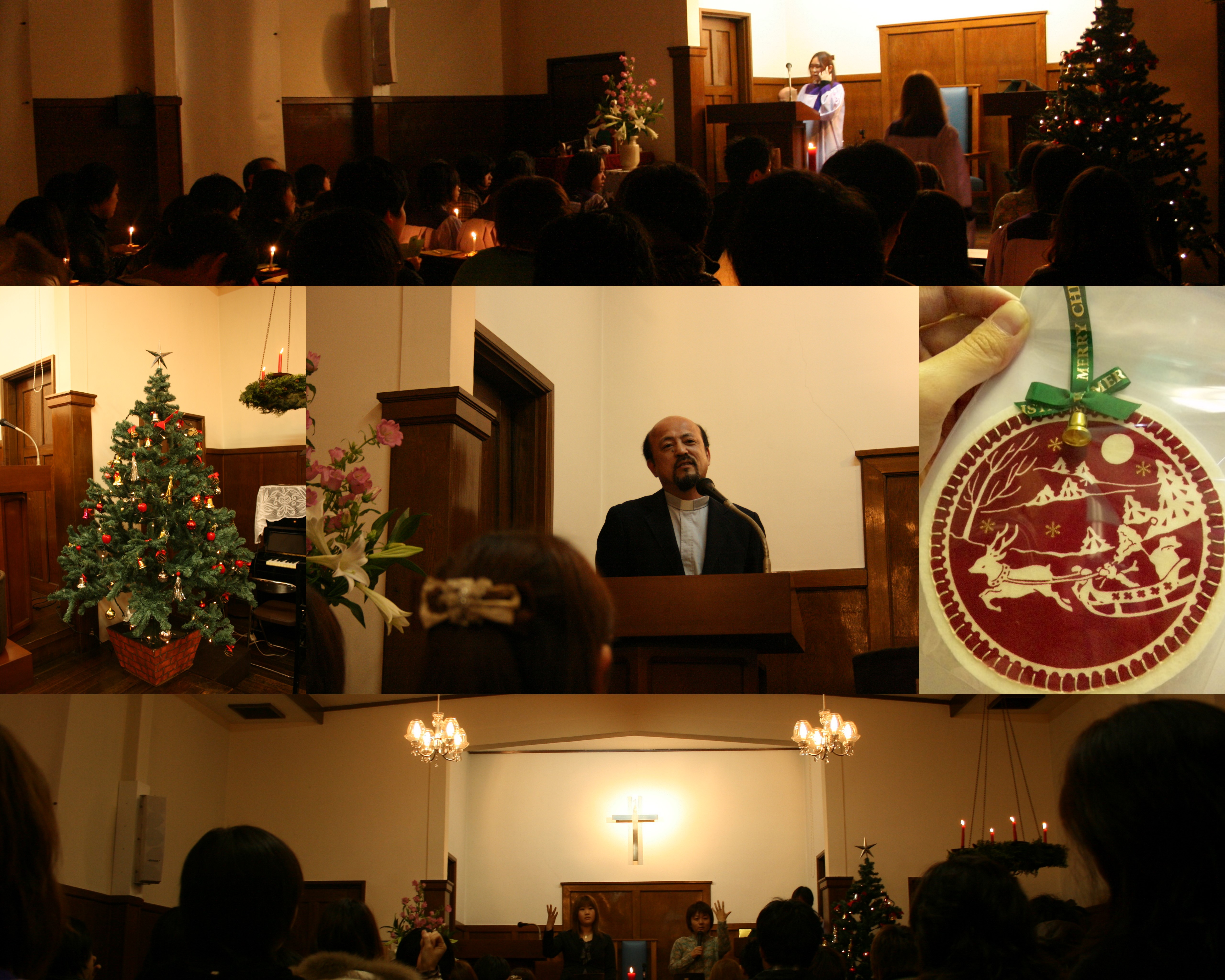 クリスマス礼拝・街頭募金2009